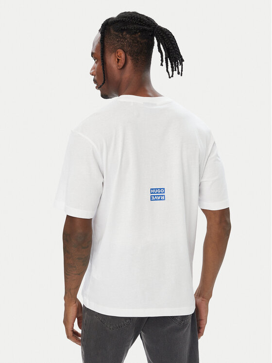 HUGO HUGO Tričko 50570041 Biela Regular Fit