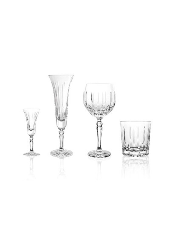 Sweet Living Sweet Living Kieliszek KRYSZTAŁOWY DO WINA CLASSIC TEARS SET 6 SZT Przezroczysty