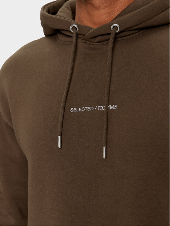 Selected Homme Selected Homme Majica dugih rukava 16090432 Smeđa Regular Fit