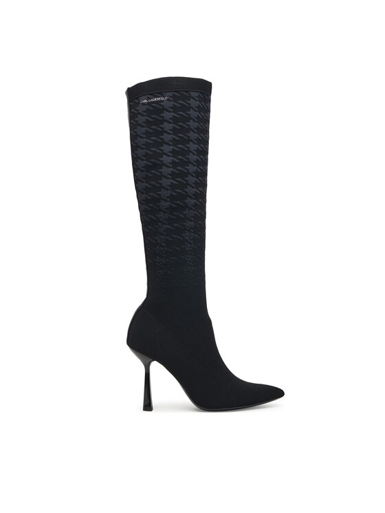 KARL LAGERFELD KARL LAGERFELD Cizme Pandara KL31390 Negru