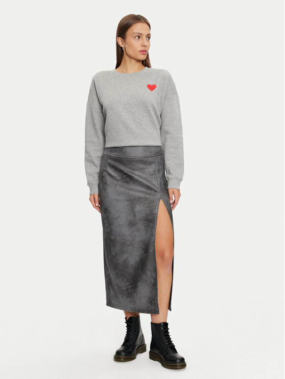 Vero Moda Vero Moda Суитшърт Maly 10329164 Сив Oversize