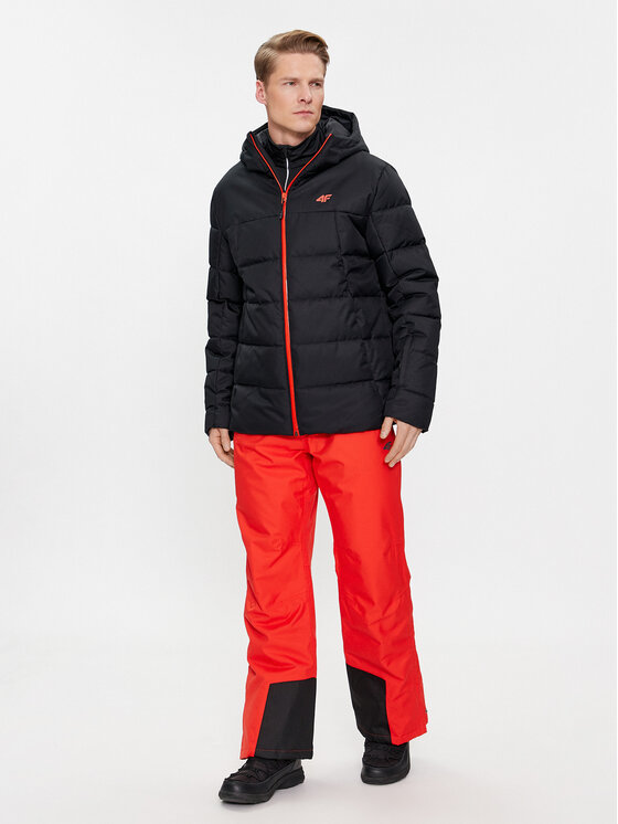 4F 4F Slidinėjimo striukė 4FAW23TTJAM307 Juoda Regular Fit
