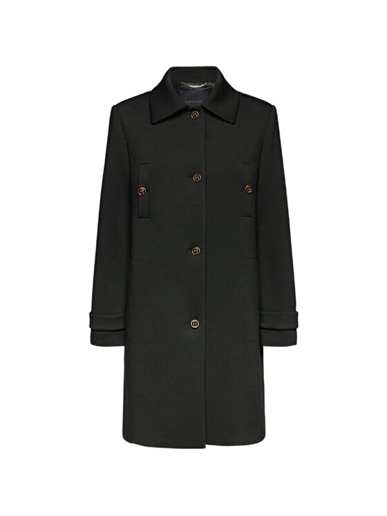 Elena Mirò Elena Mirò Cappotto invernale 8142P000052N033 Nero Regular Fit