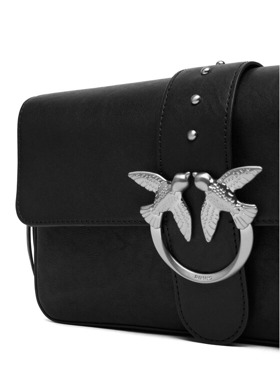 PINKO PINKO Handtasche Love One Slouchy Zip Classic AI 25-26 PLTT 105081 A2JG Schwarz