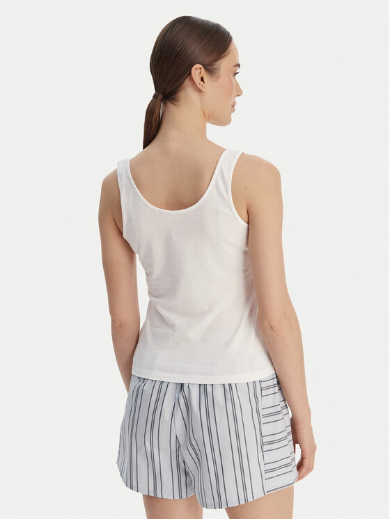 Calvin Klein Underwear Calvin Klein Underwear Τοπ LV00QS7603 Λευκό Slim Fit