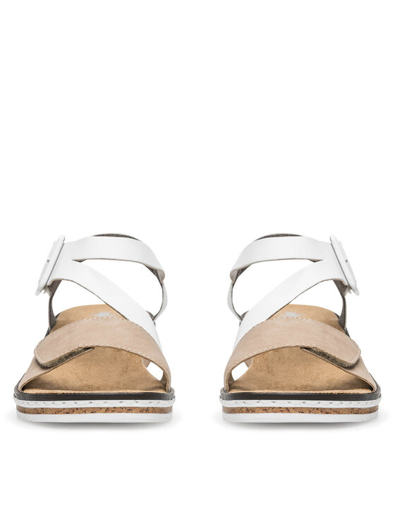 Rieker Rieker Sandalen V3660-60 Beige