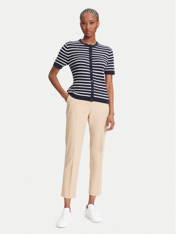 Tommy Hilfiger Tommy Hilfiger Kardigán WW0WW45707 Sötétkék Slim Fit