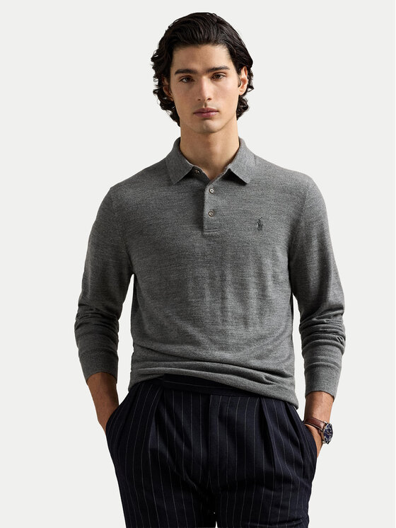 Polo Ralph Lauren Polo Ralph Lauren Svetr 710941104003 Tmavě šedá Regular Fit