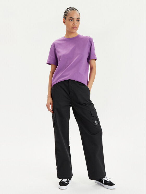 Champion Champion T-shirt 117207 Ljubičasta Oversize