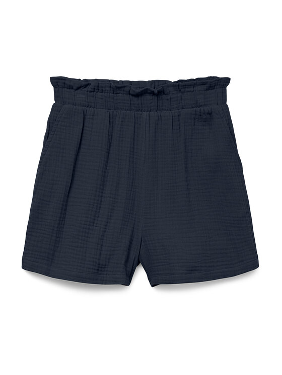Vero Moda Vero Moda Šortky z materiálu Natali 10279687 Modrá Baggy Fit