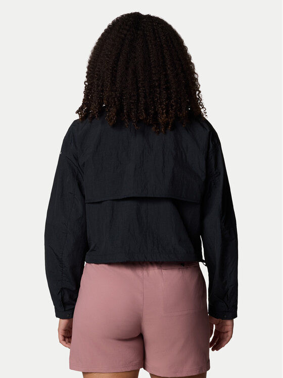 Columbia Columbia Bunda pro přechodné období Paracutie™ Cropped Cargo Windbreaker 2116571 Černá Regular Fit