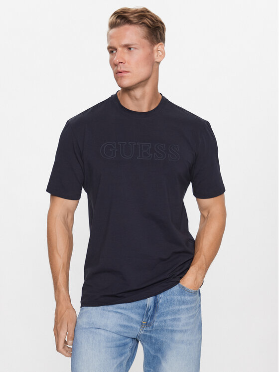Guess Guess T-Shirt Z2YI11 J1314 Dunkelblau Regular Fit