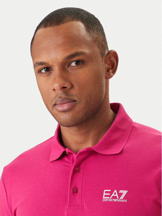 EA7 Emporio Armani EA7 Emporio Armani Tricou polo 8NPF14 PJVQZ M4089 Roz Regular Fit