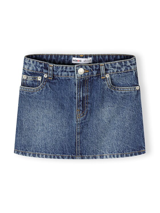 minoti minoti Spódnica jeansowa NOSGSKIRT150 Granatowy Regular Fit