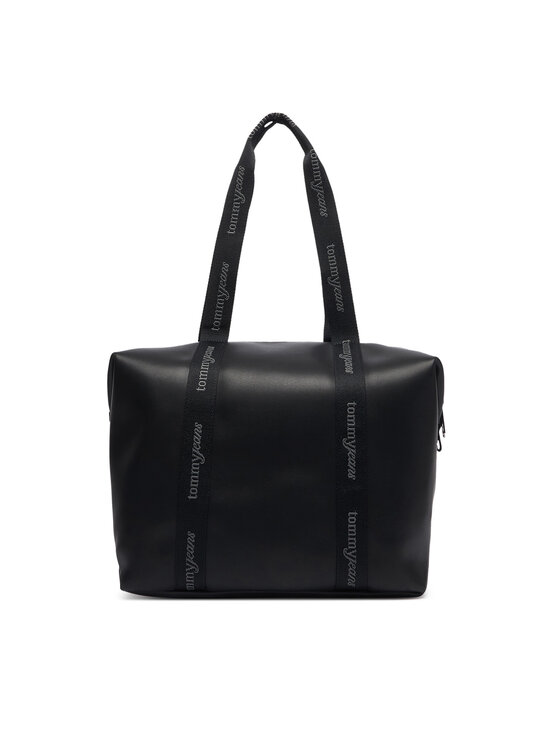 Tommy Jeans Tommy Jeans Дамска чанта Tjw Daily Elevated Tote AW0AW19046 Черен