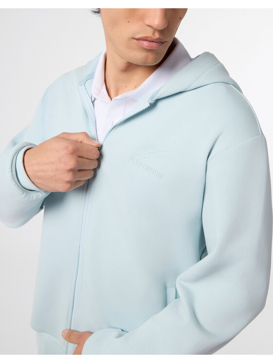 Plein Sport Plein Sport Felpa 29087 Celeste Athletic Fit