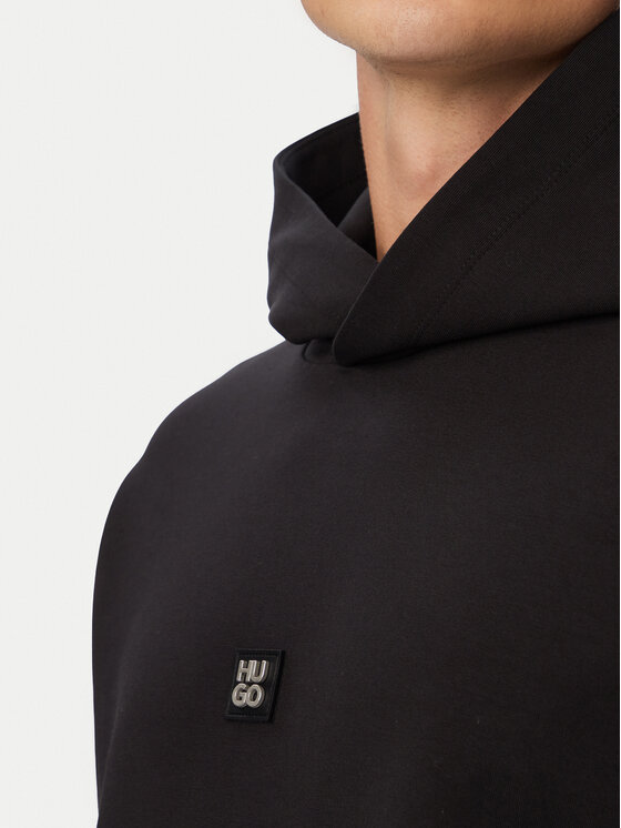 HUGO HUGO Felpa Deryhood 50567948 Nero Regular Fit