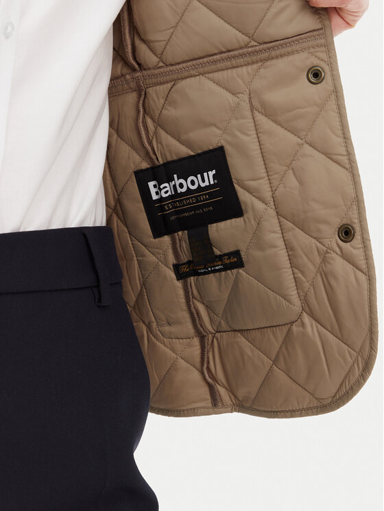 Barbour Barbour Demisezoninė striukė Deveron LQU1012BE34 Smėlio Regular Fit