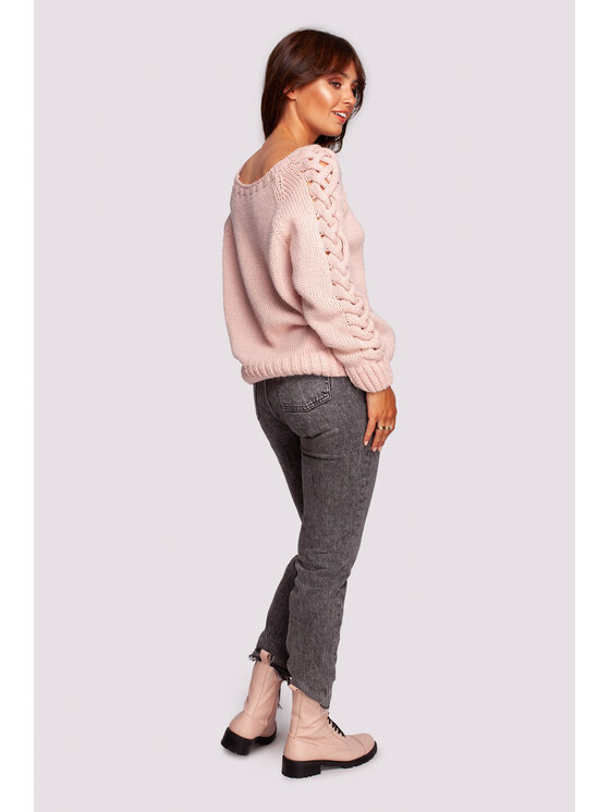 BeWear BeWear Sveter BK090 Ružová Comfortable Fit