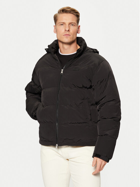 Hunter Hunter Μπουφάν μεταβατικό Carl HARM0027242 Μαύρο Regular Fit