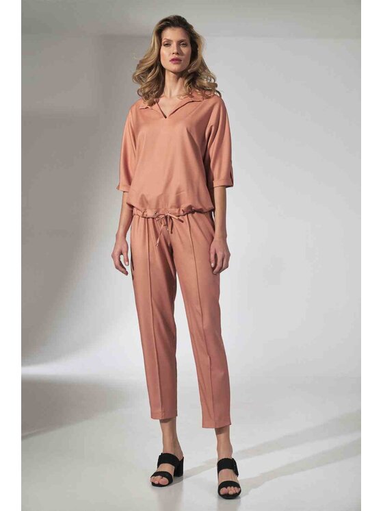 FIGL FIGLFIGL Blusa M744 Arancione Regular Fit