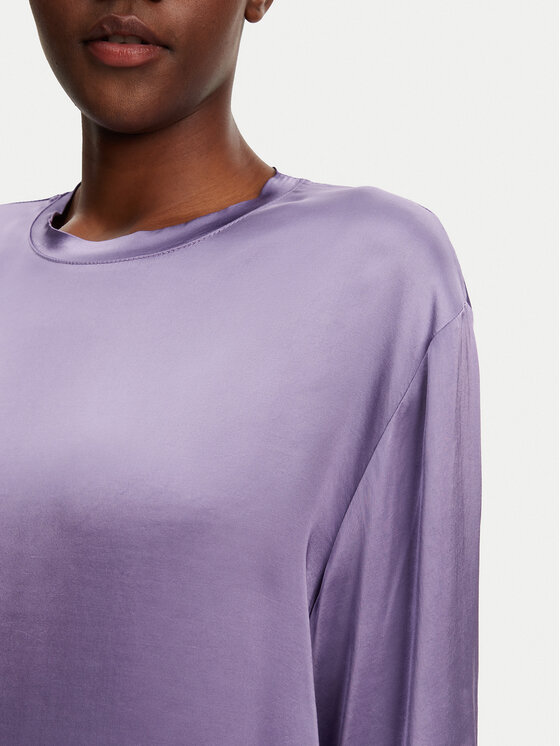 ViCOLO ViCOLO Μπλουζάκι TD0013 Μωβ Relaxed Fit