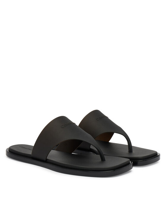 Calvin Klein Calvin Klein Japonki Jelly Sandal Thong Mat Tran Tpu HW0HW02964 Czarny