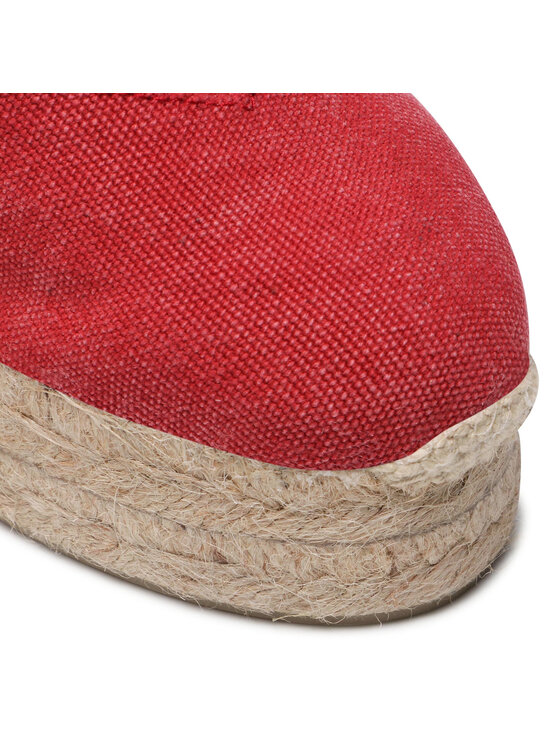 Castañer Castañer Espadryle Chiara/8ED/002 021668-604 Czerwony