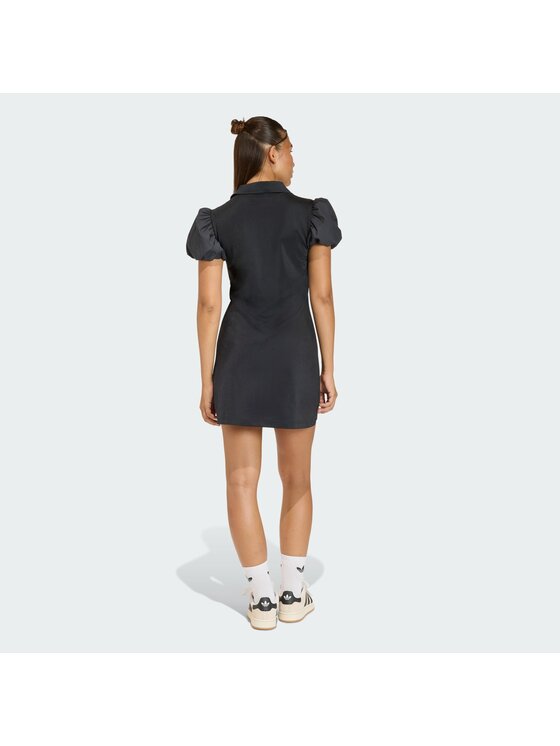 adidas adidas Sukienka codzienna with balloon sleeves Czarny Slim Fit
