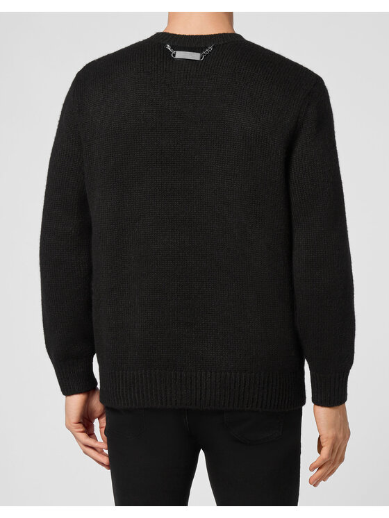 PHILIPP PLEIN PHILIPP PLEIN S dlhými rukávmi 673 Čierna Regular Fit