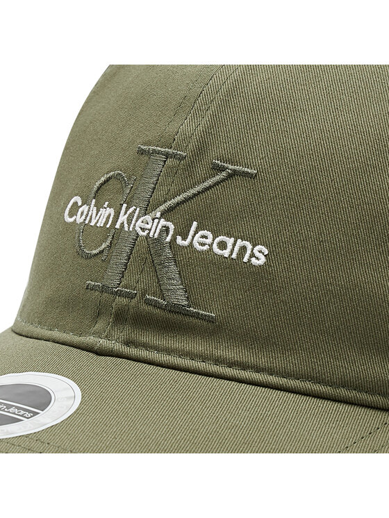 Calvin Klein Jeans Calvin Klein Jeans Czapka z daszkiem Monogram Embro K50K505618 Zielony
