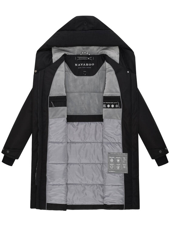 Navahoo Navahoo Kurtka zimowa Domingaa Czarny Regular Fit