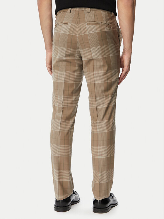 HUGO HUGO Společenské kalhoty Hogan 263X 50569204 Béžová Extra Slim Fit
