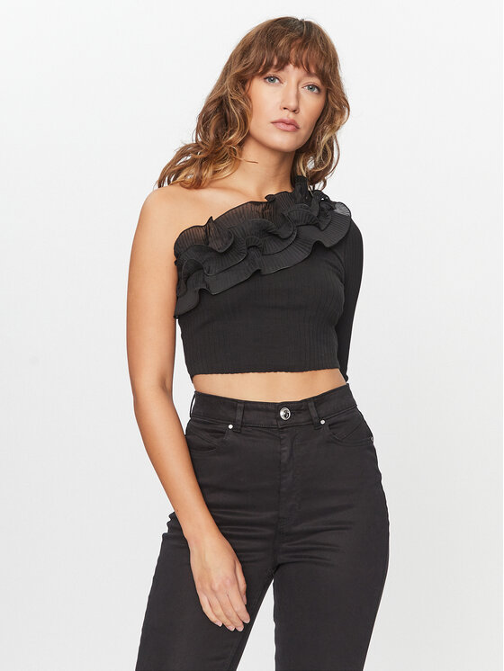 ONLY Bluză 15306966 Negru Regular Fit