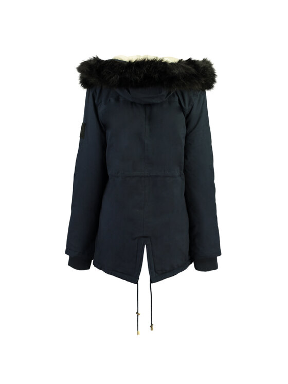 Geographical Norway Geographical Norway Parka WQ834F/GN-NAVY Granatowy Fitted Fit