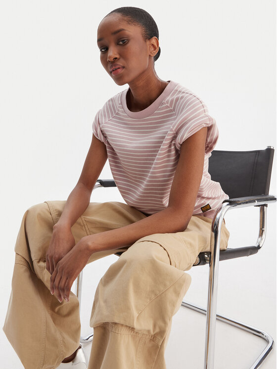 G-Star Raw G-Star Raw T-särk D24512-D979 Lilla Regular Fit