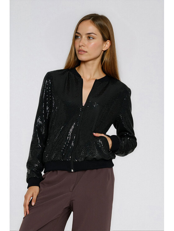 NIFE NIFE Mikina BL14 Černá Regular Fit