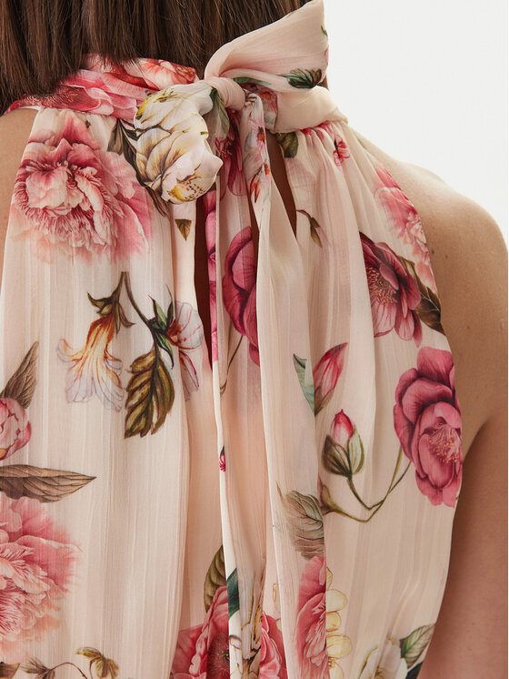 Guess Guess Коктейльна сукня W6GKAE W2555 Бежевий Regular Fit