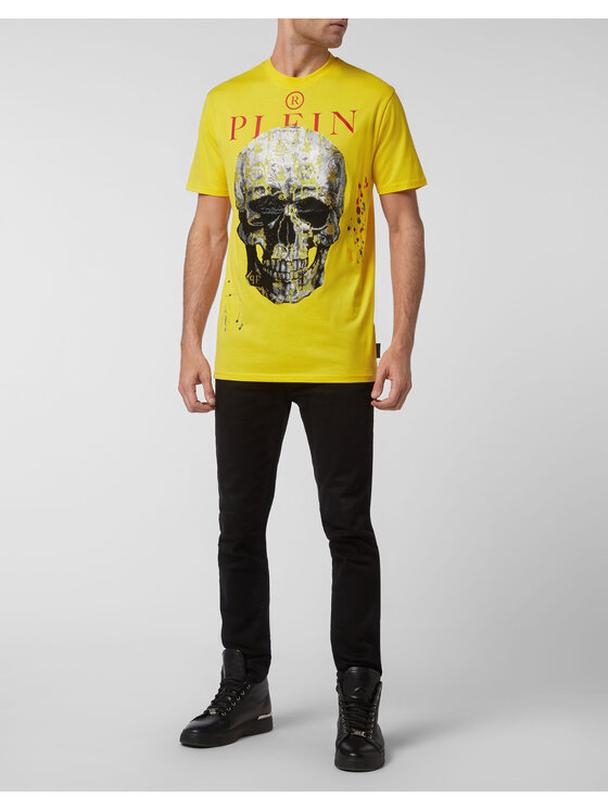 PHILIPP PLEIN PHILIPP PLEIN T-Shirt 3429 Žlutá Regular Fit