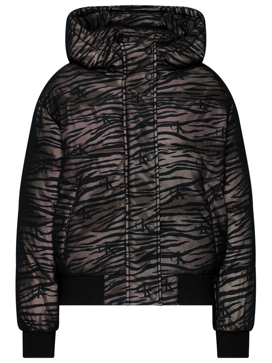 Calvin Klein Jeans Giubbotto piumino Zebra J20J214853 Nero Regular Fit •  Modivo.it