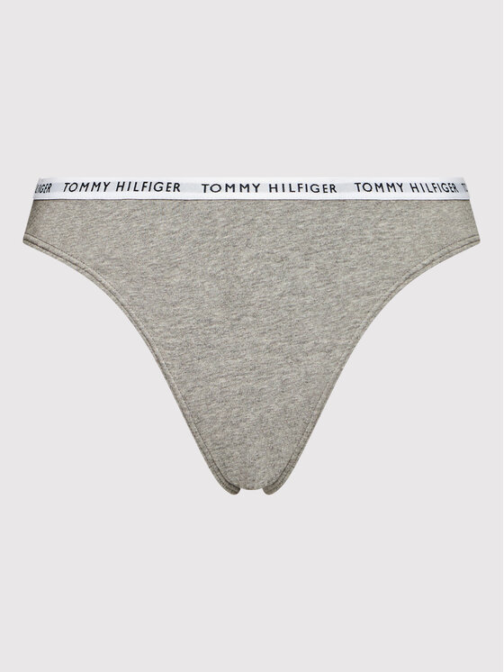 Tommy Hilfiger 3P - Slip - medium grey htr/white/black/grau 
