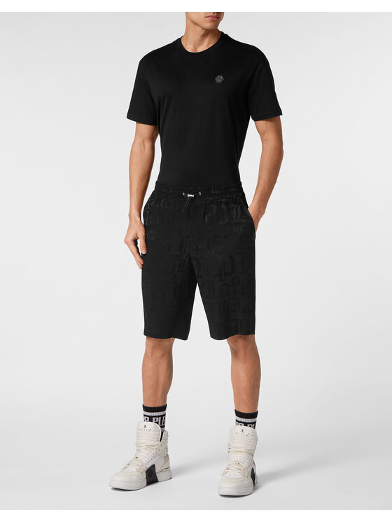 PHILIPP PLEIN PHILIPP PLEIN Pantaloncini 14865 Nero Regular Fit