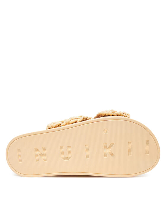 Inuikii Inuikii Klapki Woven Strap Stones 70104-367 705 Beżowy