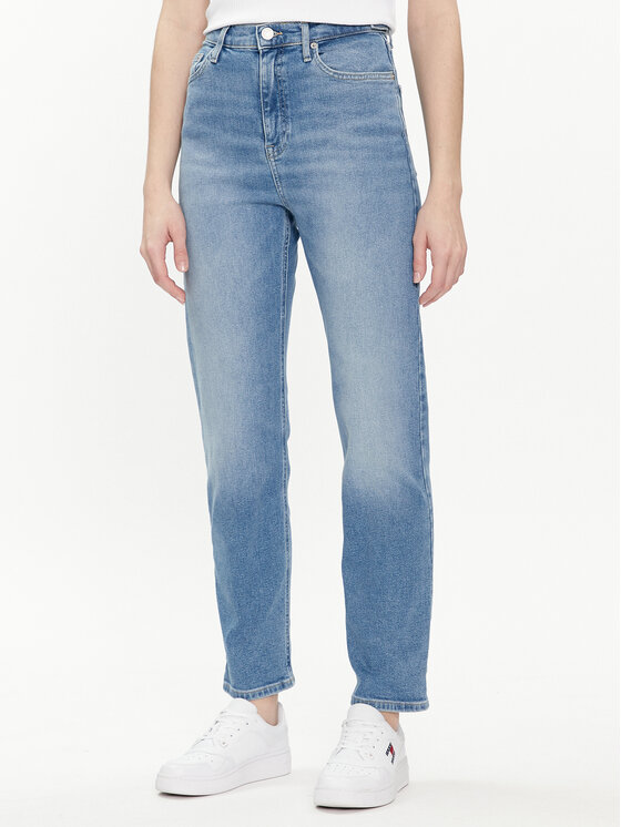 Tommy Jeans Džínsy Julie DW0DW17615 Modrá Straight Fit