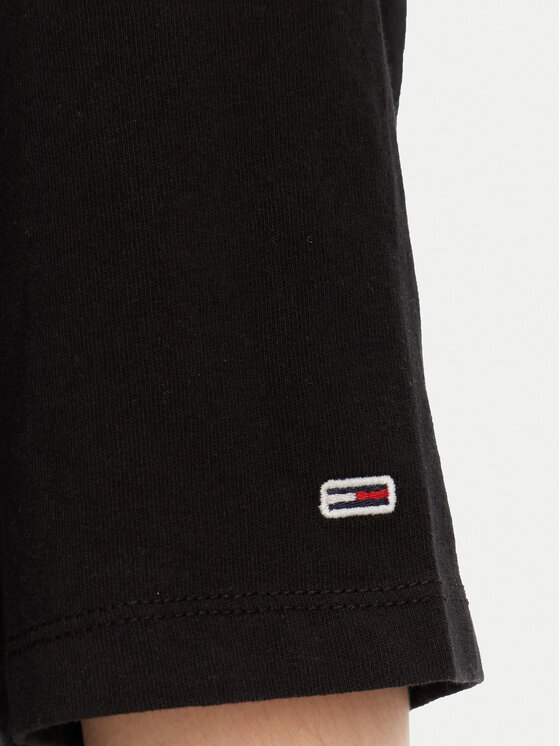 Tommy Jeans Tommy Jeans T-Shirt DW0DW20324 Μαύρο Relaxed Fit