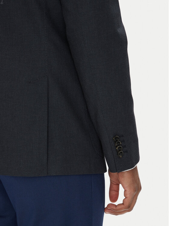 Tommy Hilfiger Tommy Hilfiger Sacou MW0MW39743 Bleumarin Slim Fit