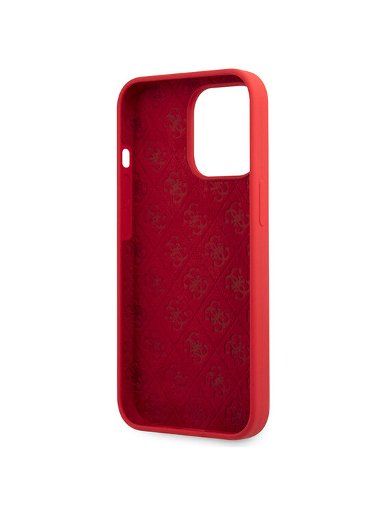Guess Guess Etui na telefon iPhone 13 Pro Max Czerwony