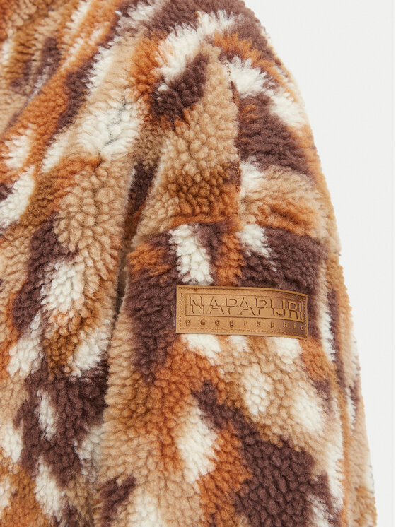 Napapijri Napapijri Polar Shima NP0A8ANL Brązowy Regular Fit
