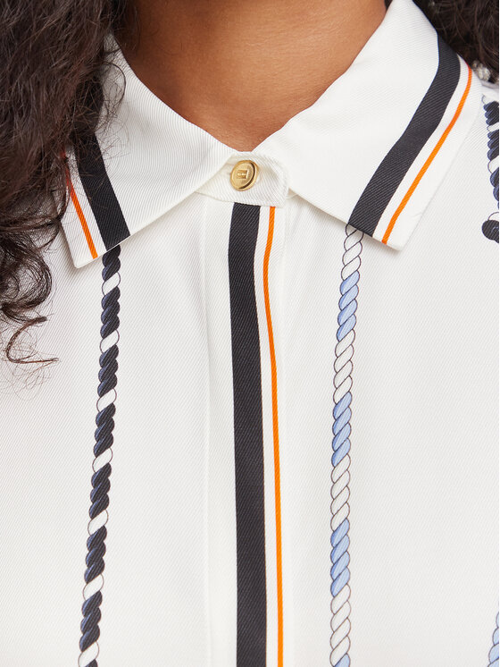 Tommy Hilfiger Tommy Hilfiger Koszula WW0WW51138 Biały Regular Fit