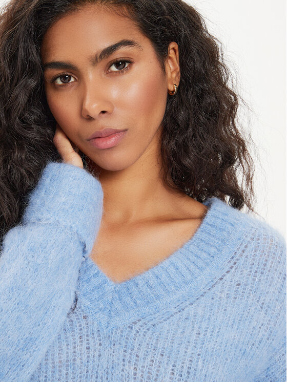 American Vintage American Vintage Pullover Bymi BYM18AE24 Blau Regular Fit